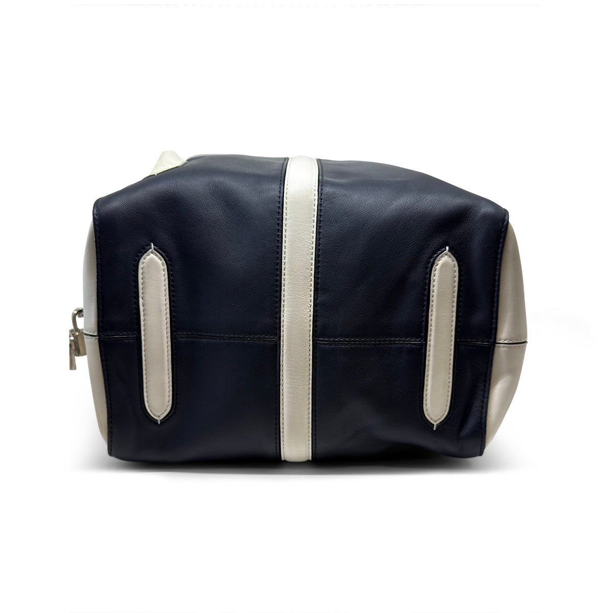Louis Vuitton Limited Edition Speedy North-South Navy/White Leather (Spring 2012)