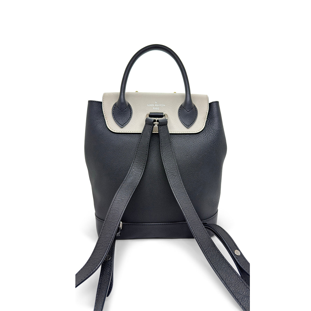 Louis Vuitton Lockme Backpack Mechanical Flowers Black/Cream Calfskin