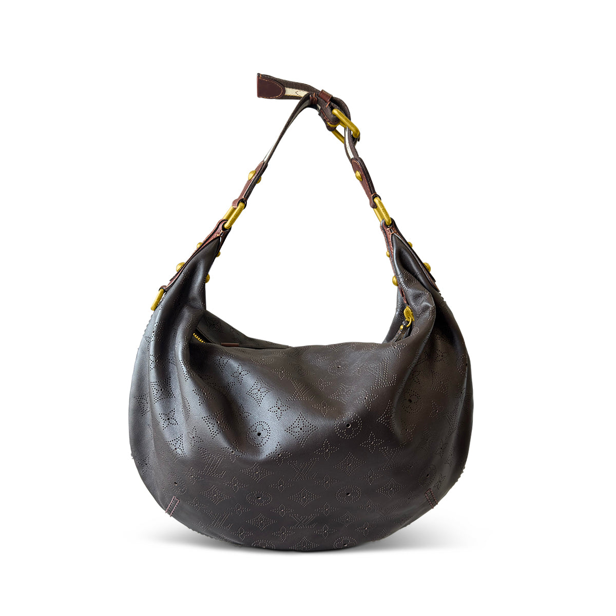 Louis Vuitton Limited Edition Mahina Perforated Leather Onatah GM Bag