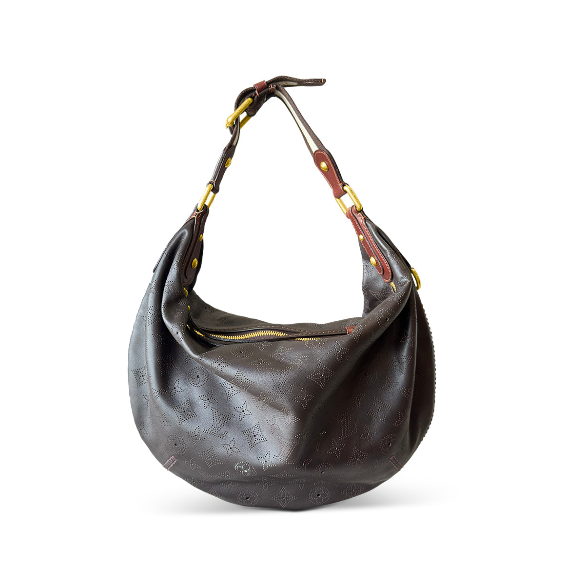 Louis Vuitton Limited Edition Mahina Perforated Leather Onatah GM Bag