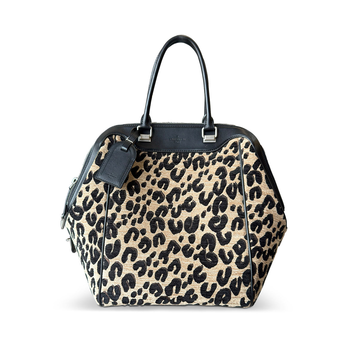 Limited Edition Louis Vuitton x Stephen Sprouse Leopard Chenille North-South Bag