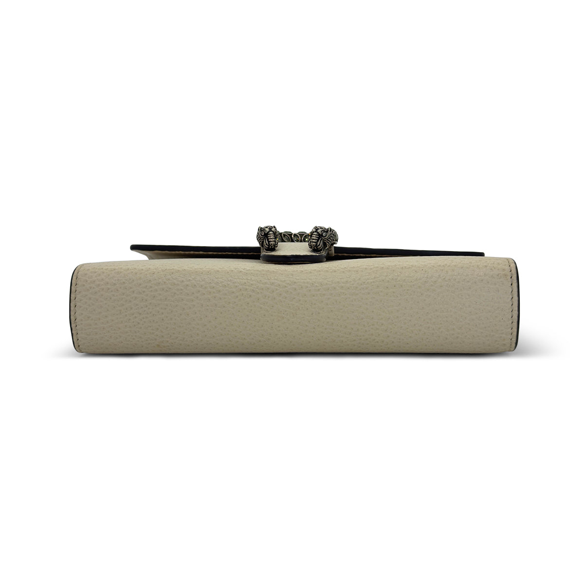 Gucci Dionysus Wallet on Chain in white leather