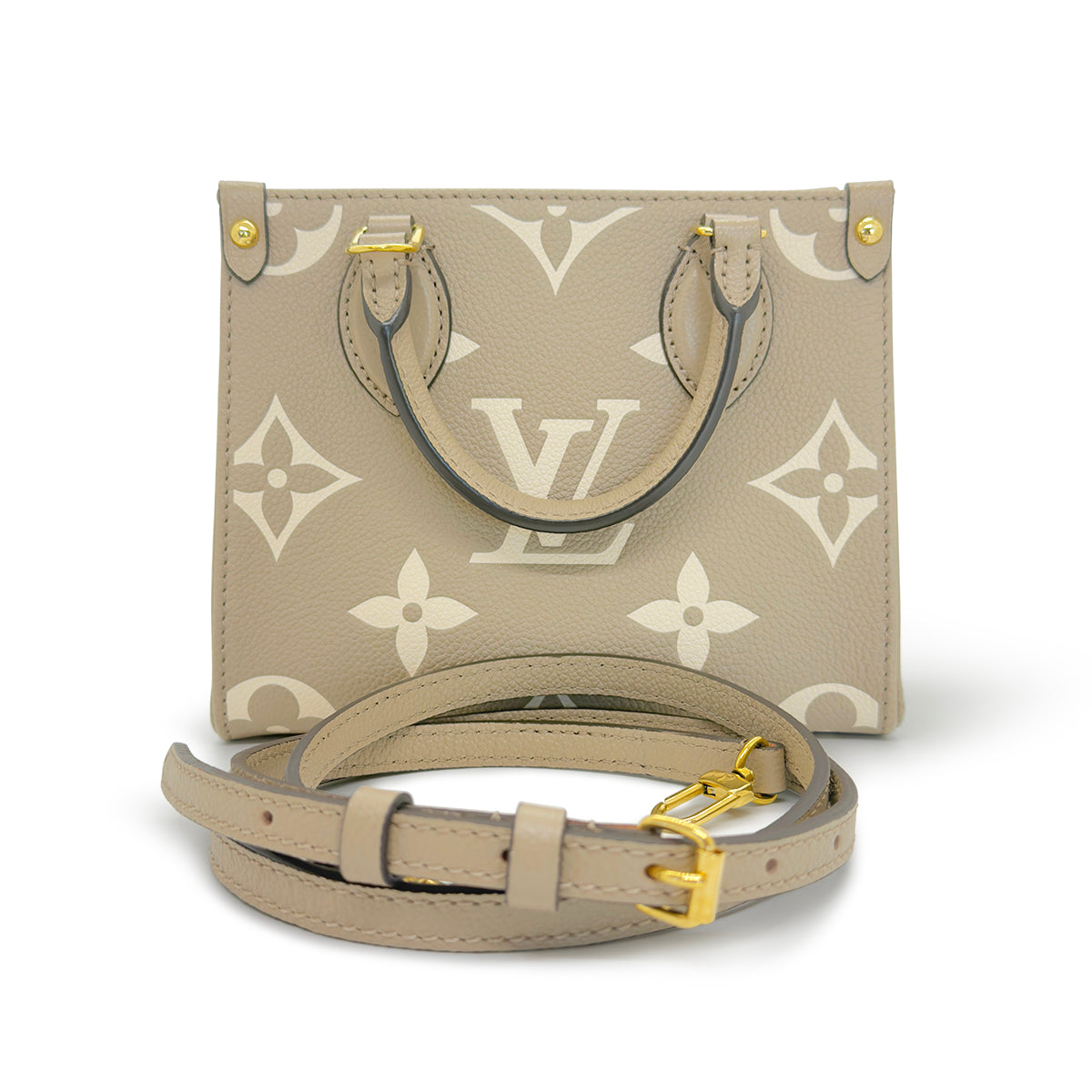 Louis Vuitton OnTheGo BB, Bicolour Monogram Empreinte Leather