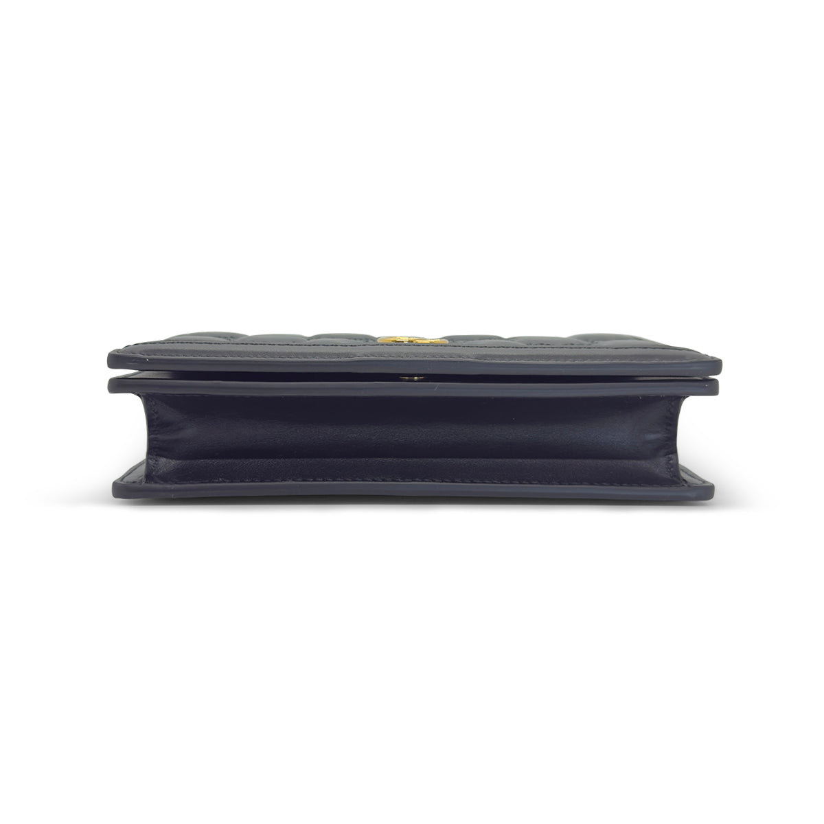 Gucci Calfskin GG Matelasse Chain Wallet Black