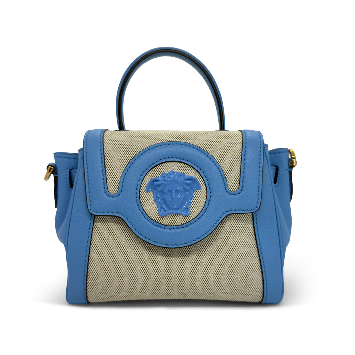 Versace La Medusa Small Top Handle Bag