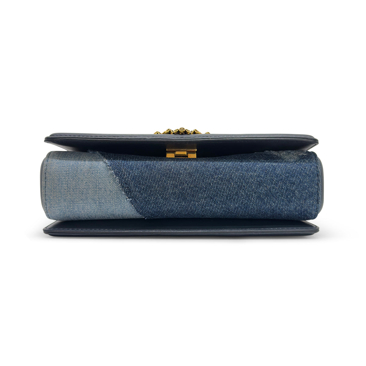 Dolce & Gabbana Devotion Medium Denim Shoulder Bag
