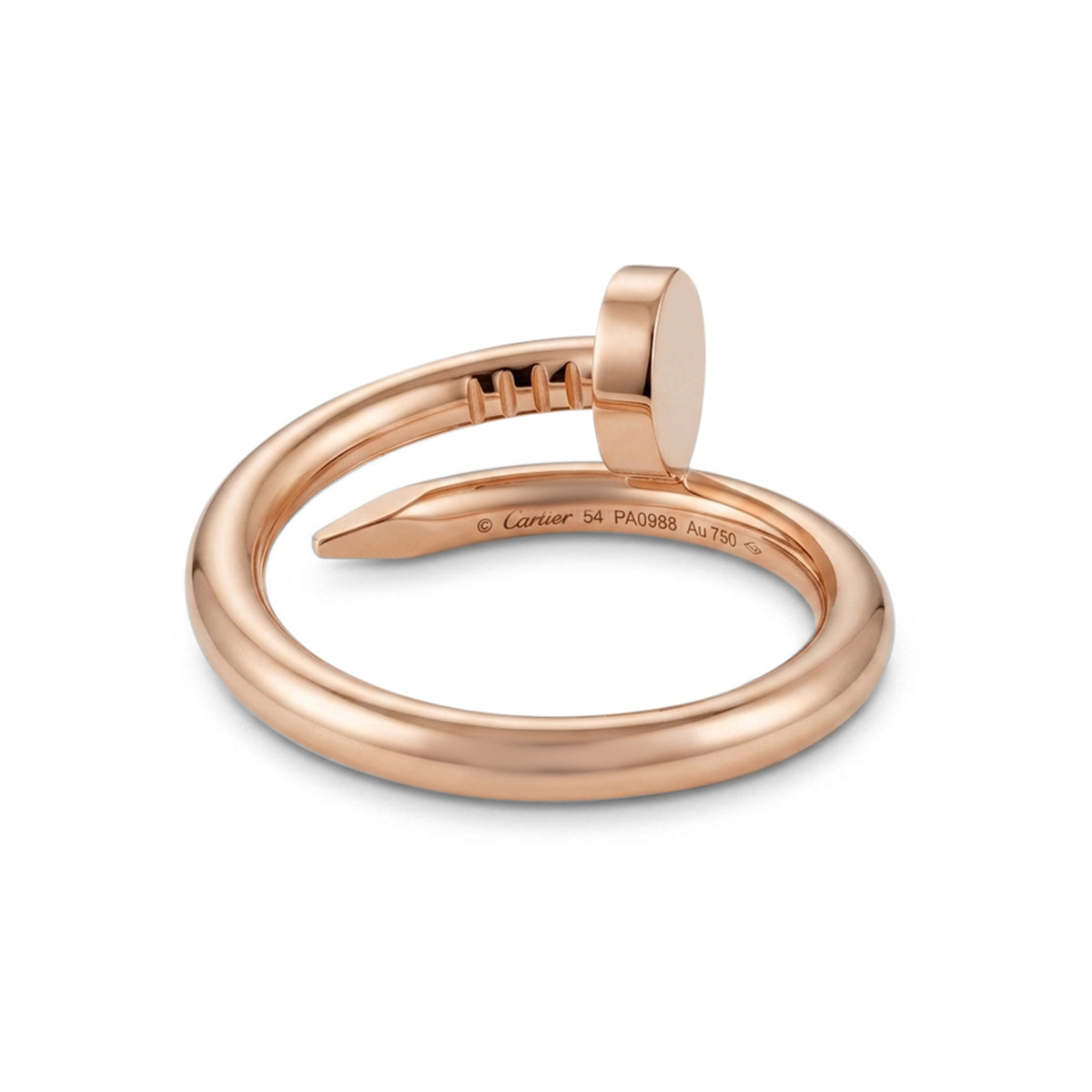 Cartier Juste Un Clou Classic model Ring Size 54 in Rose gold