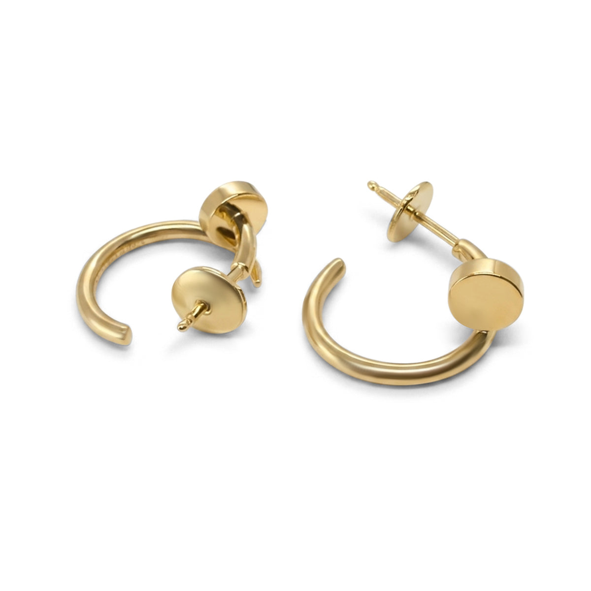 Cartier Just Un Clou Hoop earrings, 18K Yellow Gold (small)