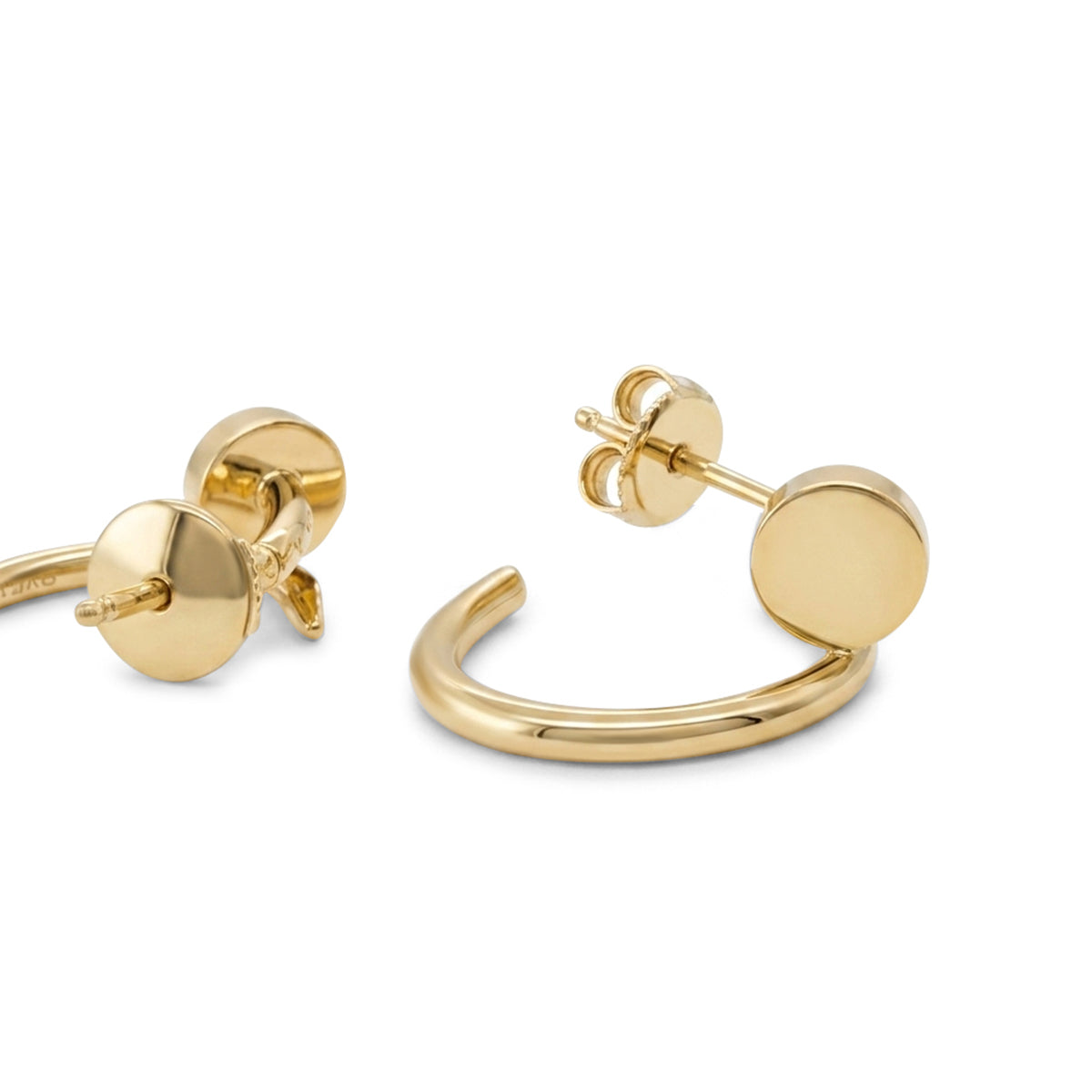 Cartier Just Un Clou Hoop earrings, 18K Yellow Gold (small)