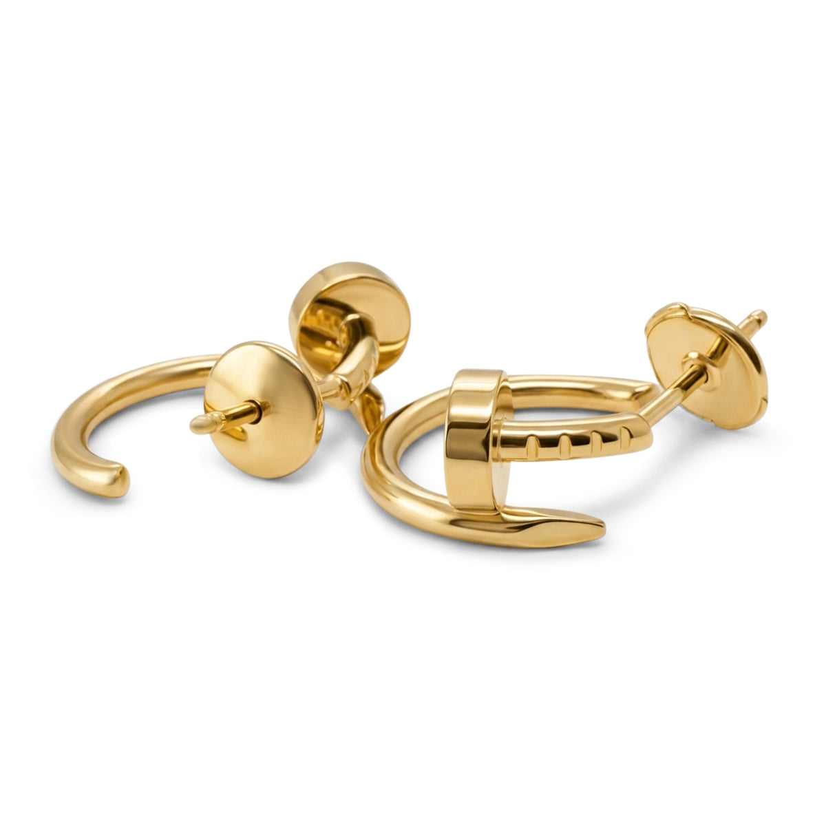 Cartier Just Un Clou Hoop earrings, 18K Yellow Gold (small)