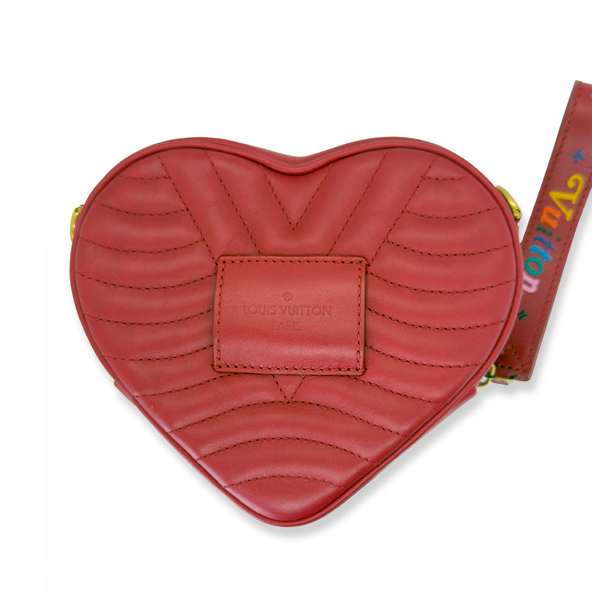 Louis Vuitton New Wave Heart In Red quilted leather
