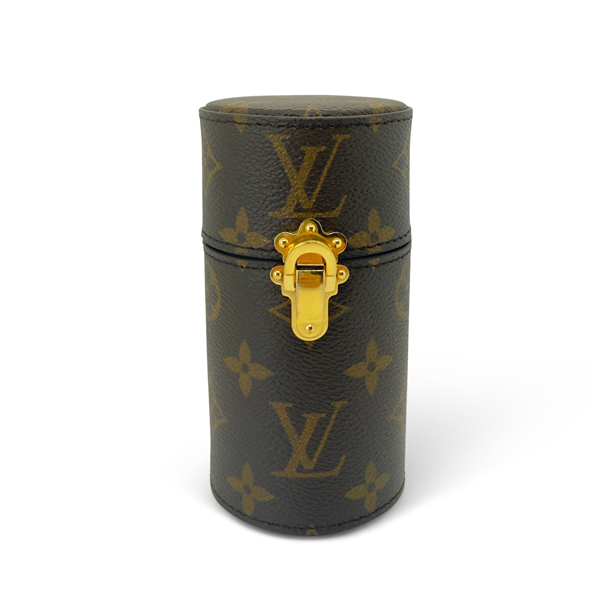 Louis Vuitton Monogram Canvas Cylindrical Travel Case (Boîte Flacon / Perfume Case)