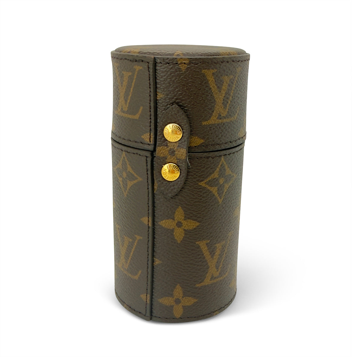 Louis Vuitton Monogram Canvas Cylindrical Travel Case (Boîte Flacon / Perfume Case)