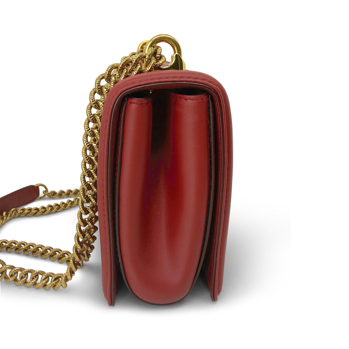 Dolce & Gabbana Medium Devotion shoulder bag red quilted nappa leather