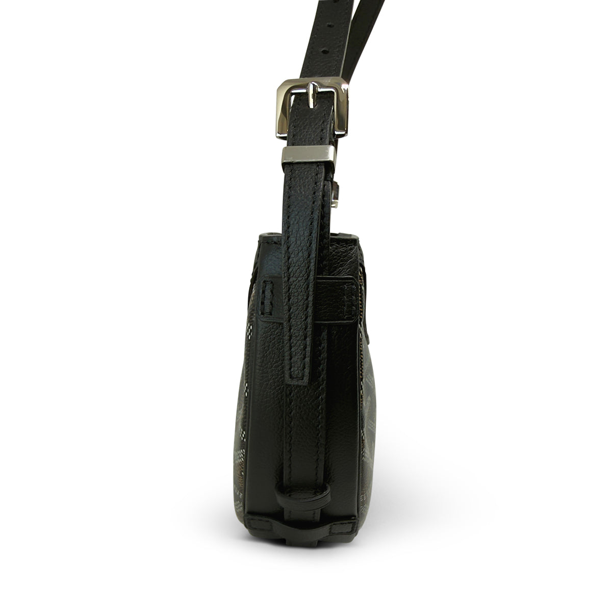 Goyard Hirondelle in black Goyardine canvas and leather
