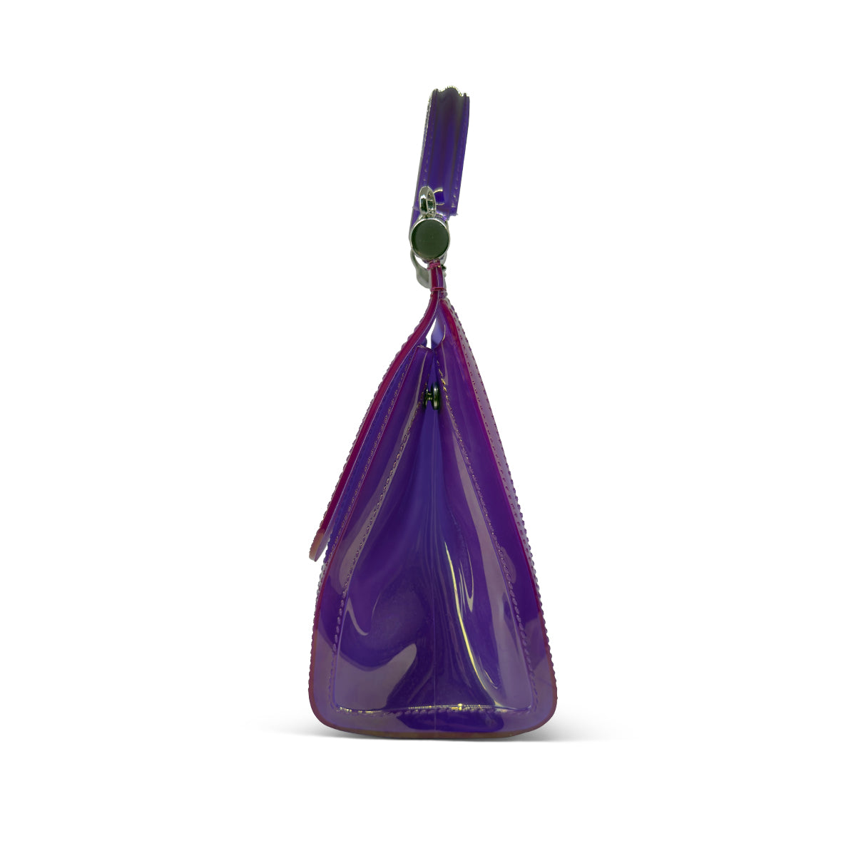 Dolce & Gabbana Sicily Bag — Purple Semi-Transparent Rubber