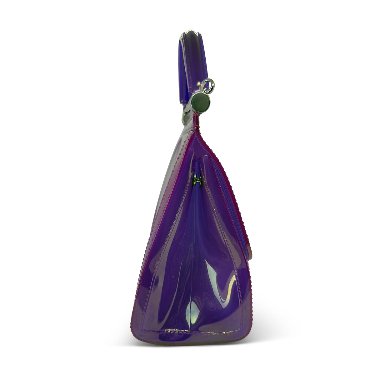 Dolce & Gabbana Sicily Bag — Purple Semi-Transparent Rubber