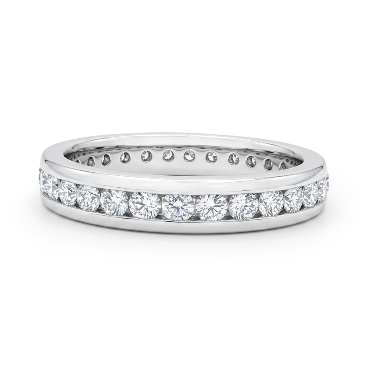 Browns Platinum Full Eternity Ring