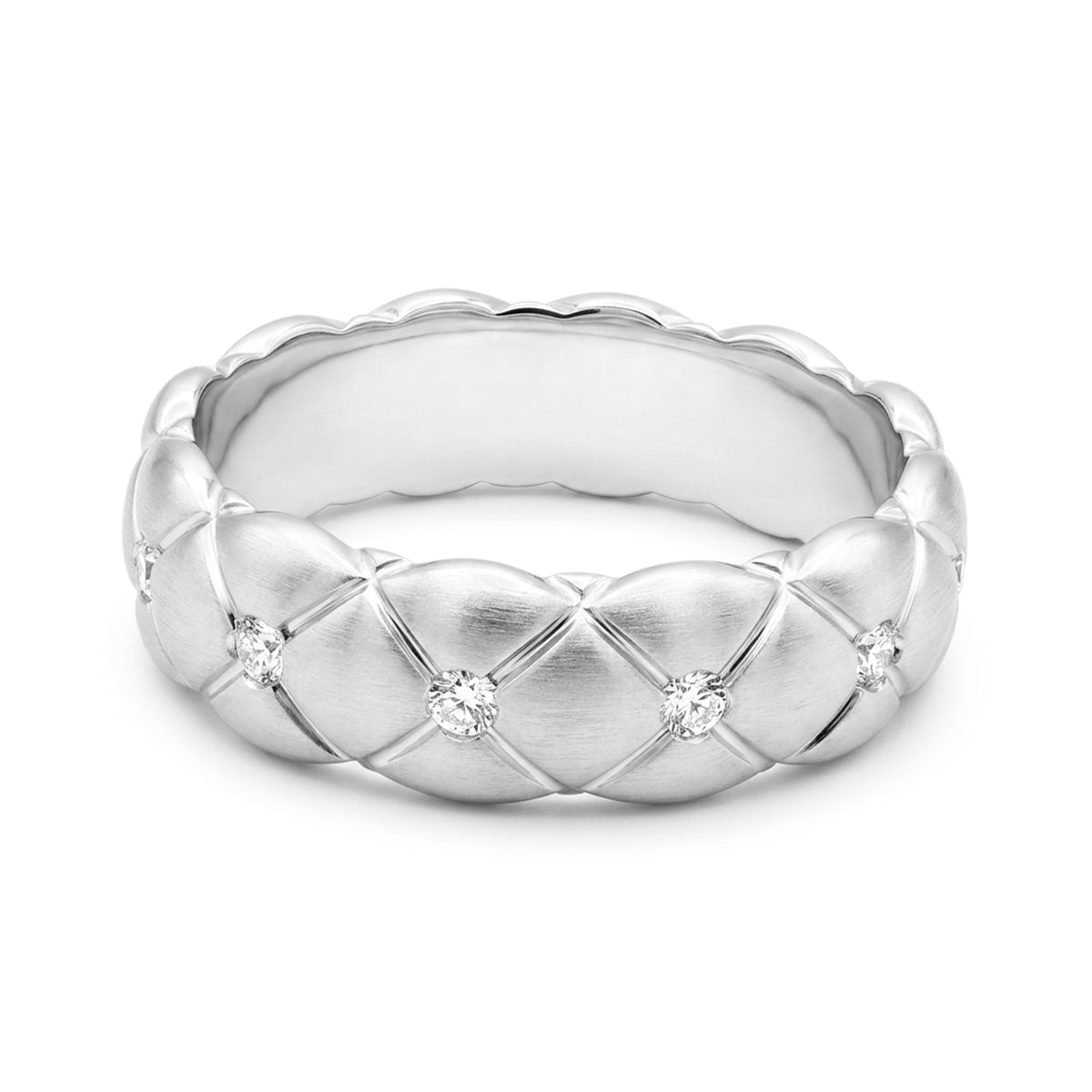 Fabergé Treillage 18 ct White Gold Size M