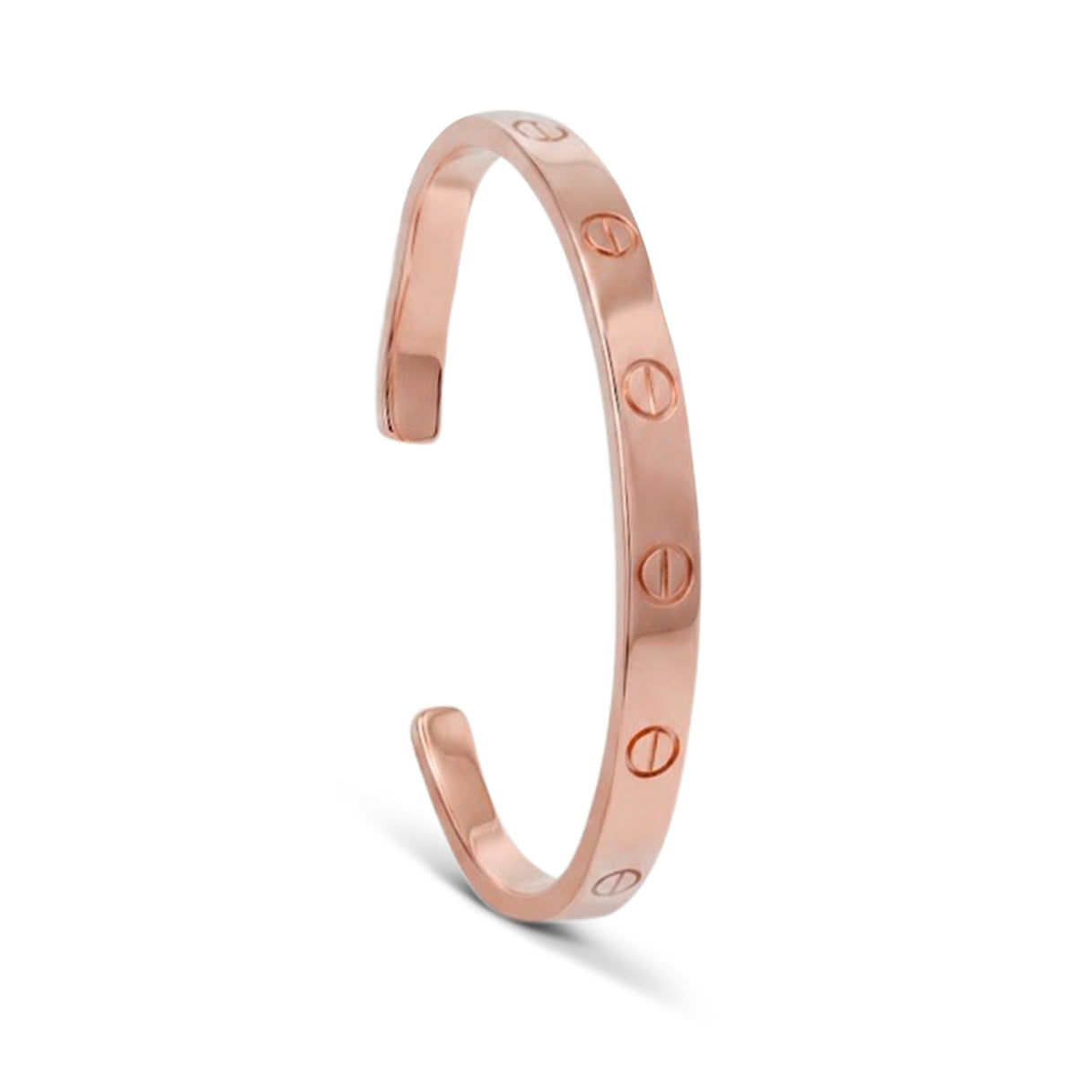 Cartier Love Cuff Bangle, 18K Rose Gold, size 17