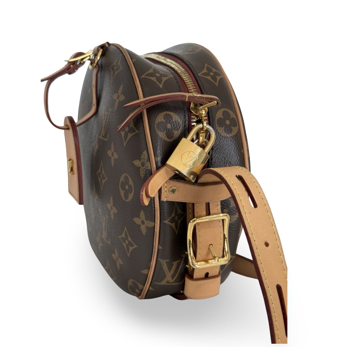Louis Vuitton Boite Chapeau MM Brown Coated Canvas Crossbody