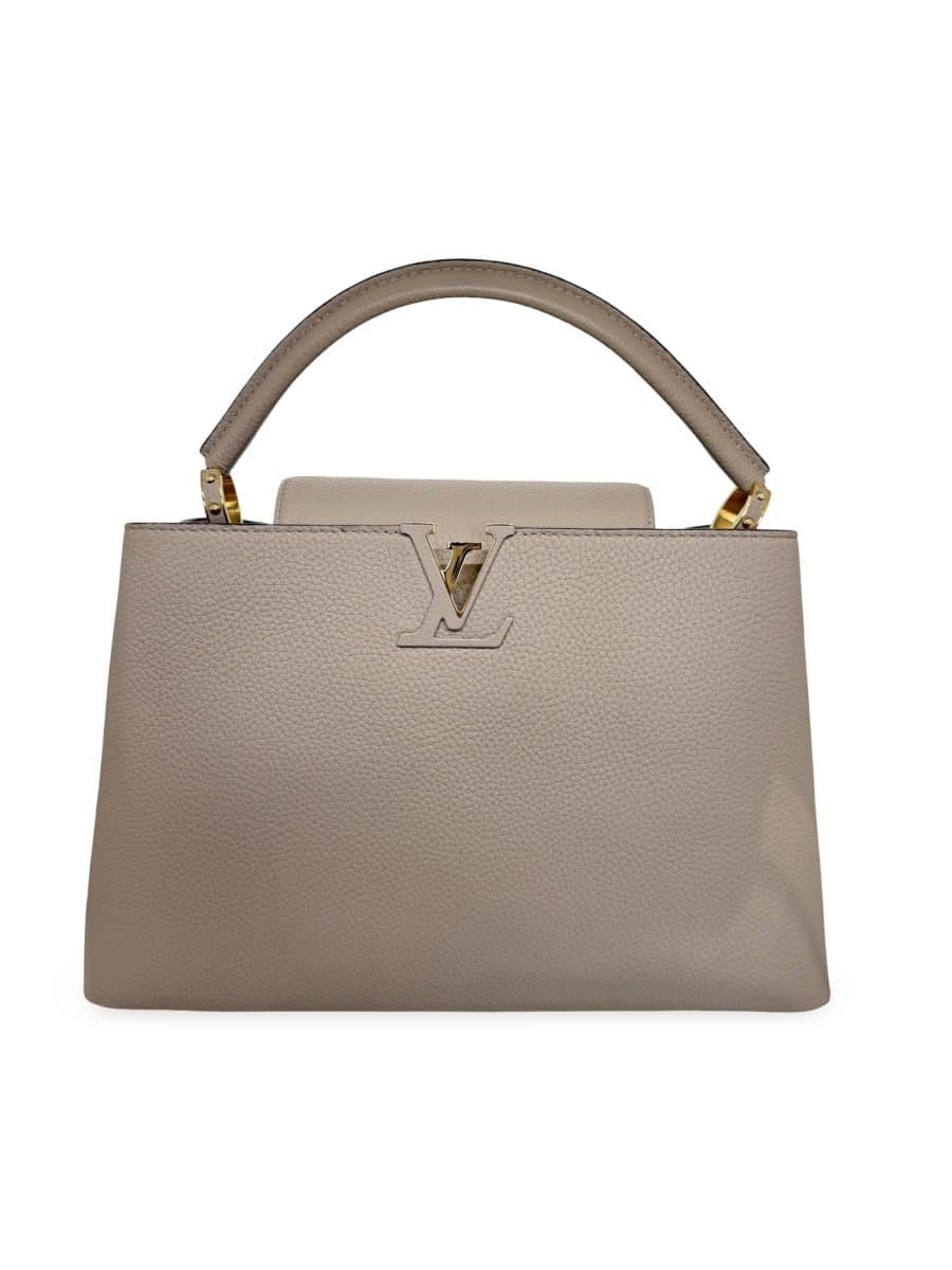 Louis Vuitton Taurillon Leather Capucines MM Bag