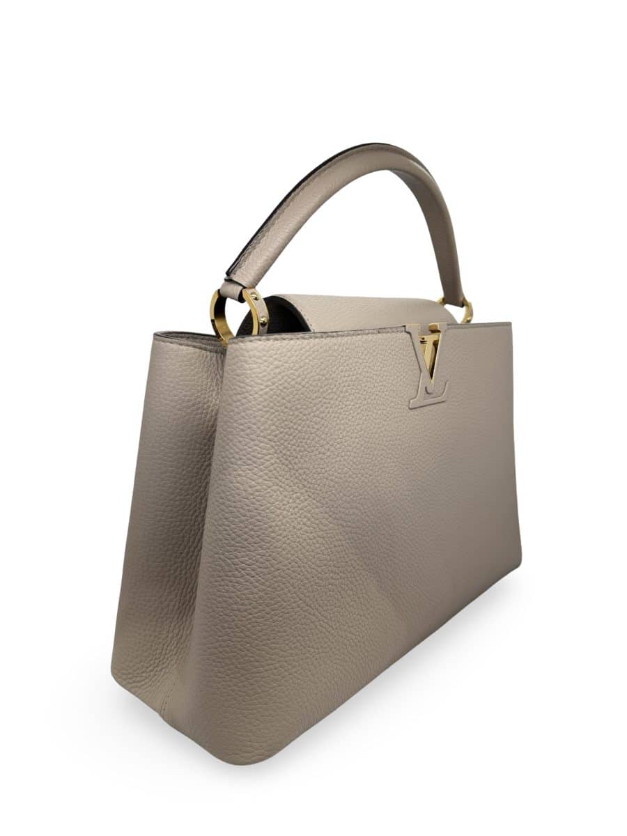 Louis Vuitton Taurillon Leather Capucines MM Bag