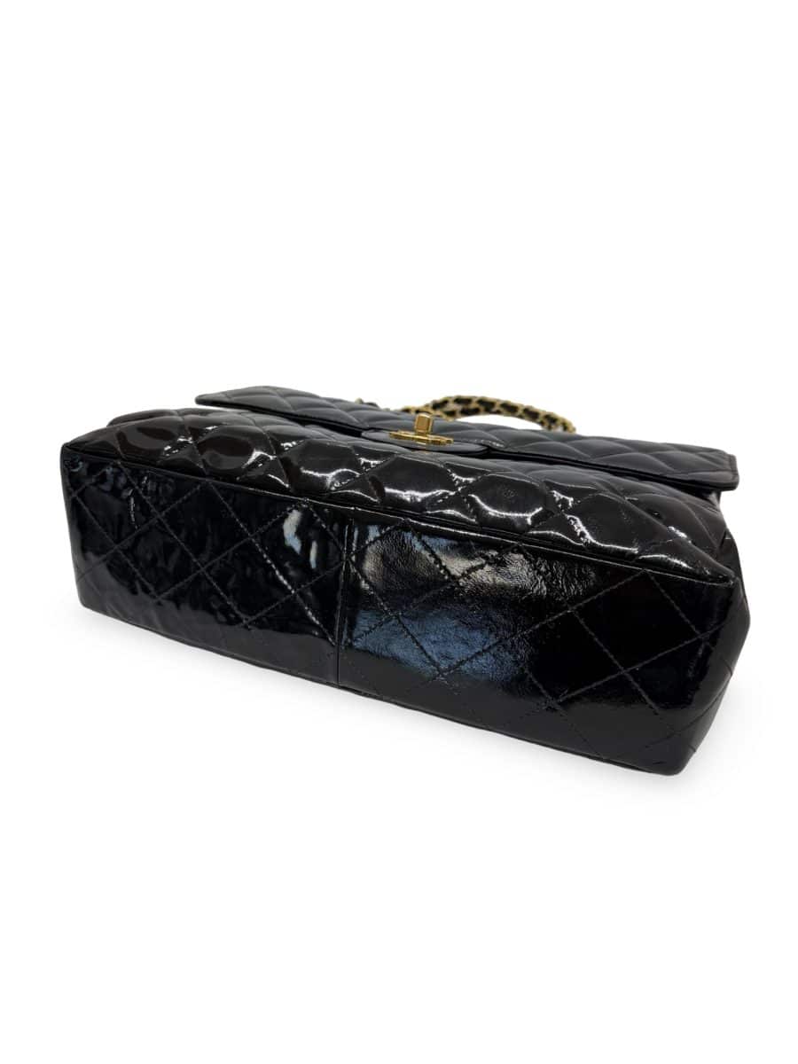 Vintage Chanel Classic Jumbo Double Flap In Quilted Leather