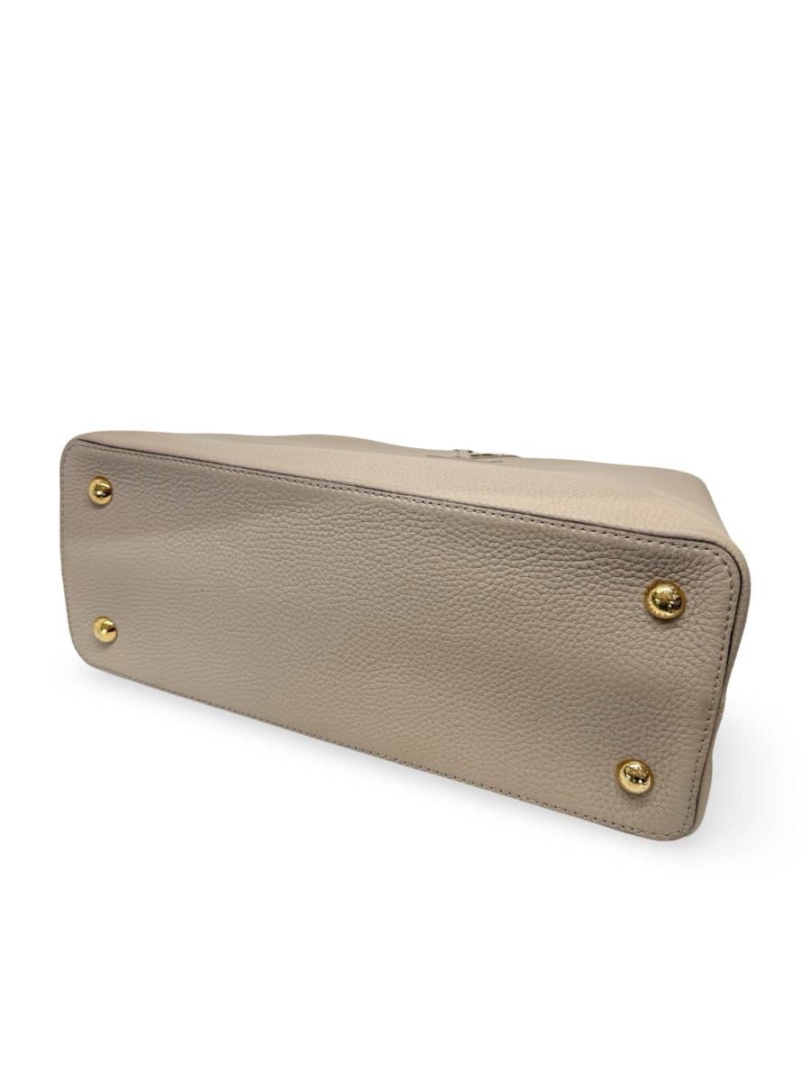 Louis Vuitton Taurillon Leather Capucines MM Bag