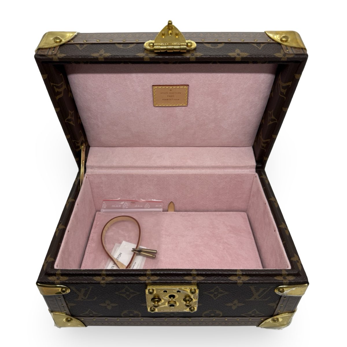 Louis Vuitton Monogram Coffret Tresor 24 Rose Ballerine
