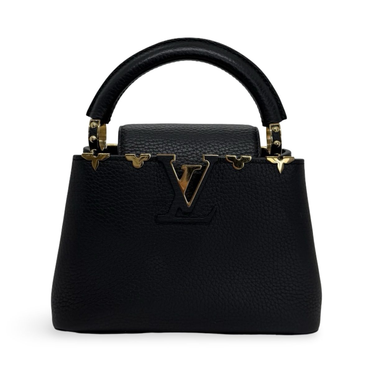 Louis Vuitton Capucines MINI Taurillon Leather Black
