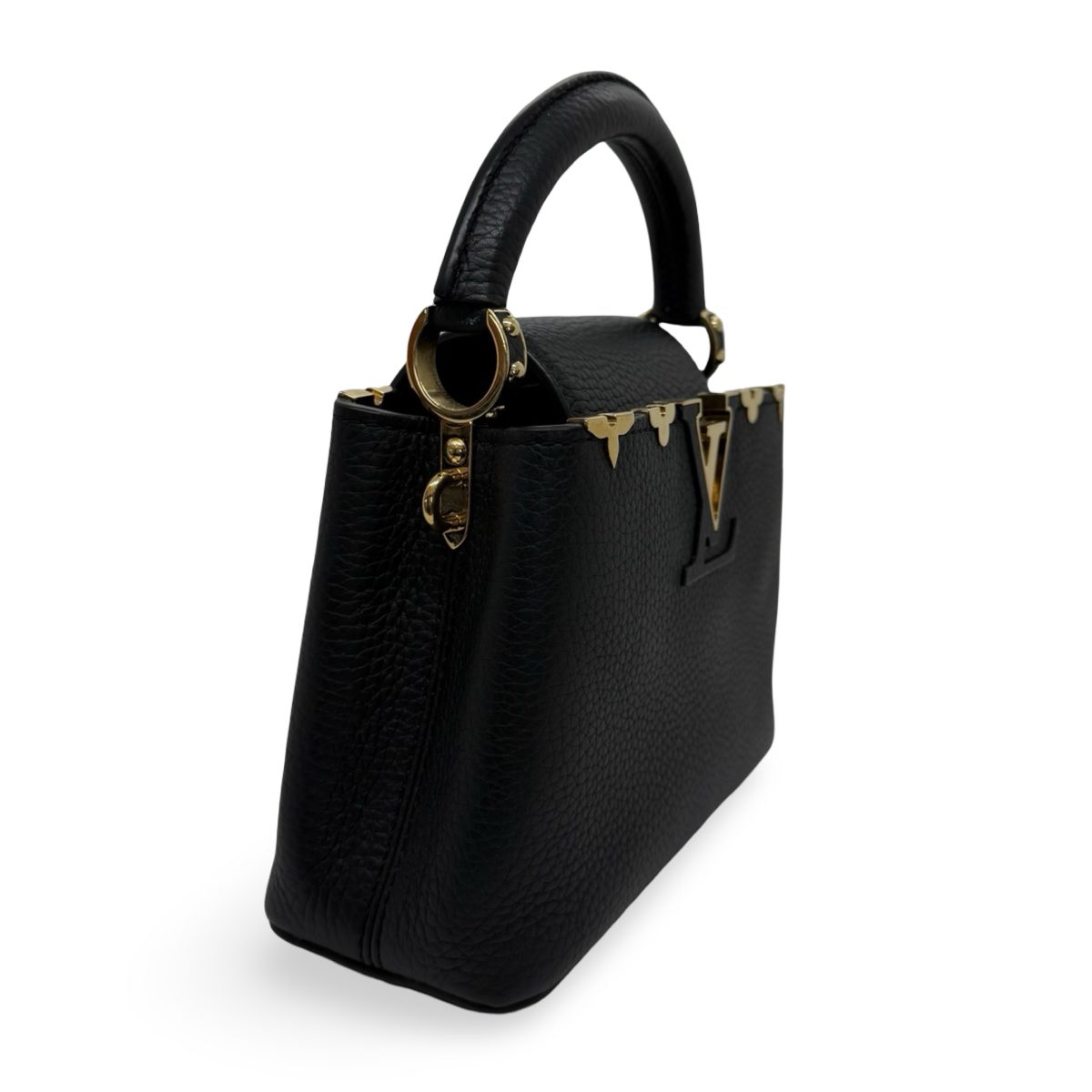Louis Vuitton Capucines MINI Taurillon Leather Black