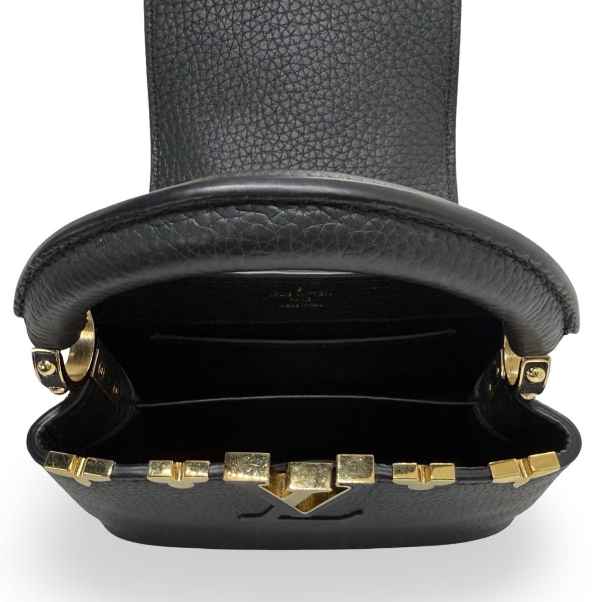Louis Vuitton Capucines MINI Taurillon Leather Black