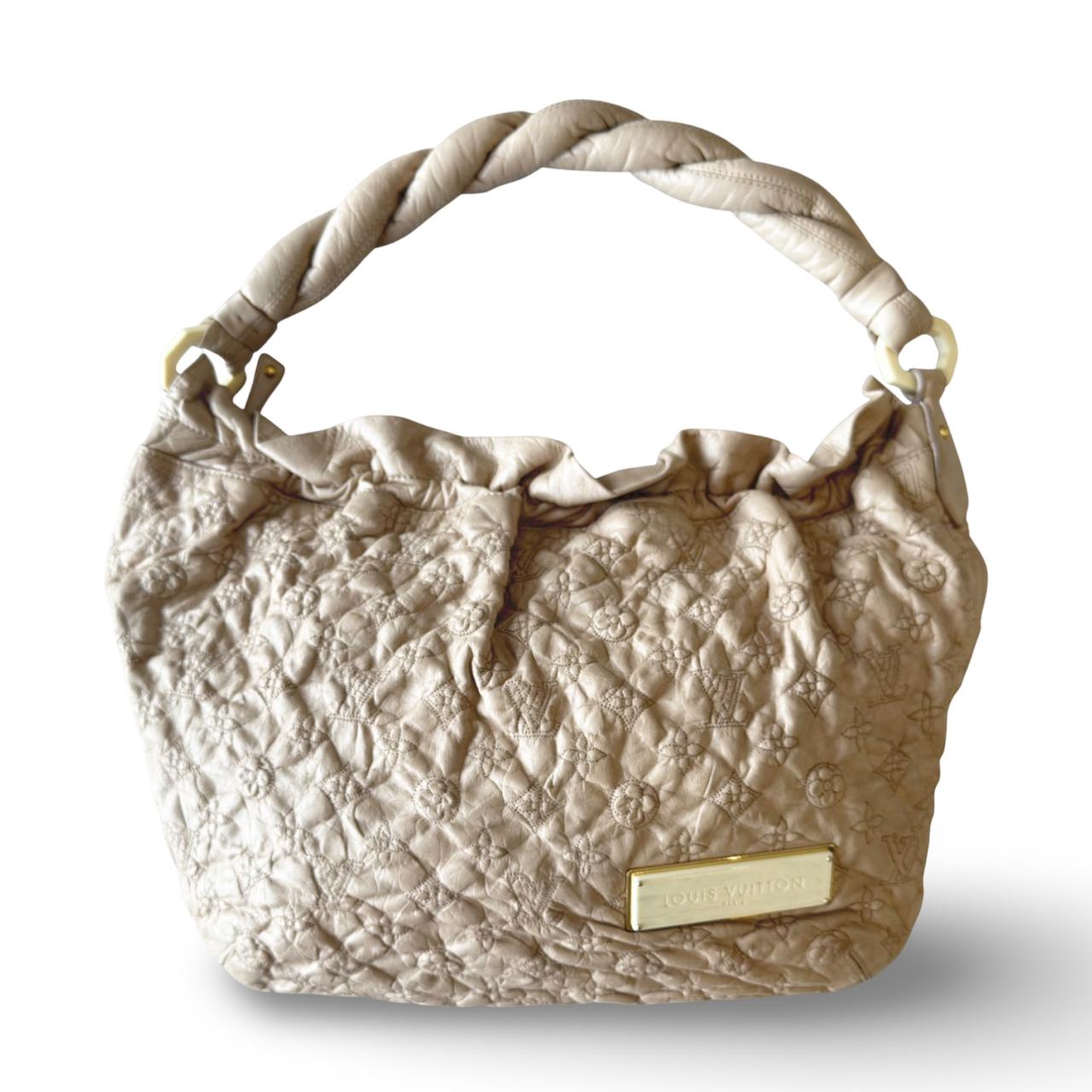 Louis Vuitton Limited Edition Ecru Monogram Leather Olympe Nimbus GM