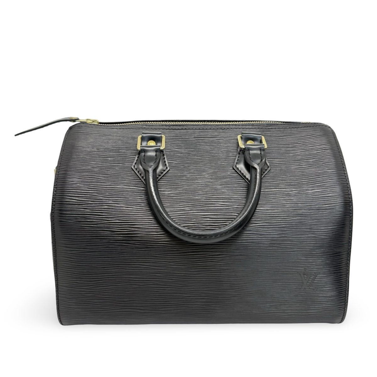 Louis Vuitton Black Epi Leather Speedy 25