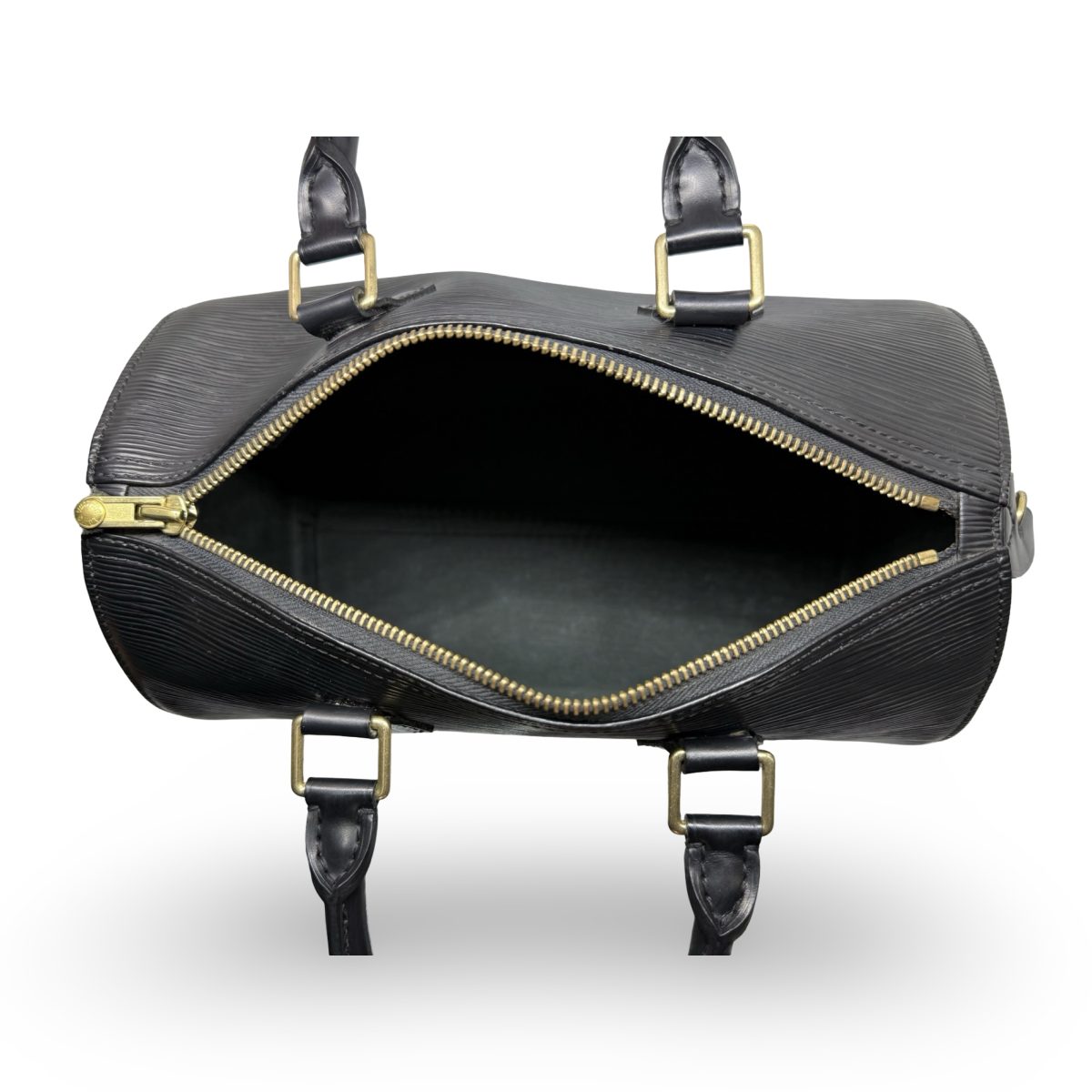 Louis Vuitton Black Epi Leather Speedy 25