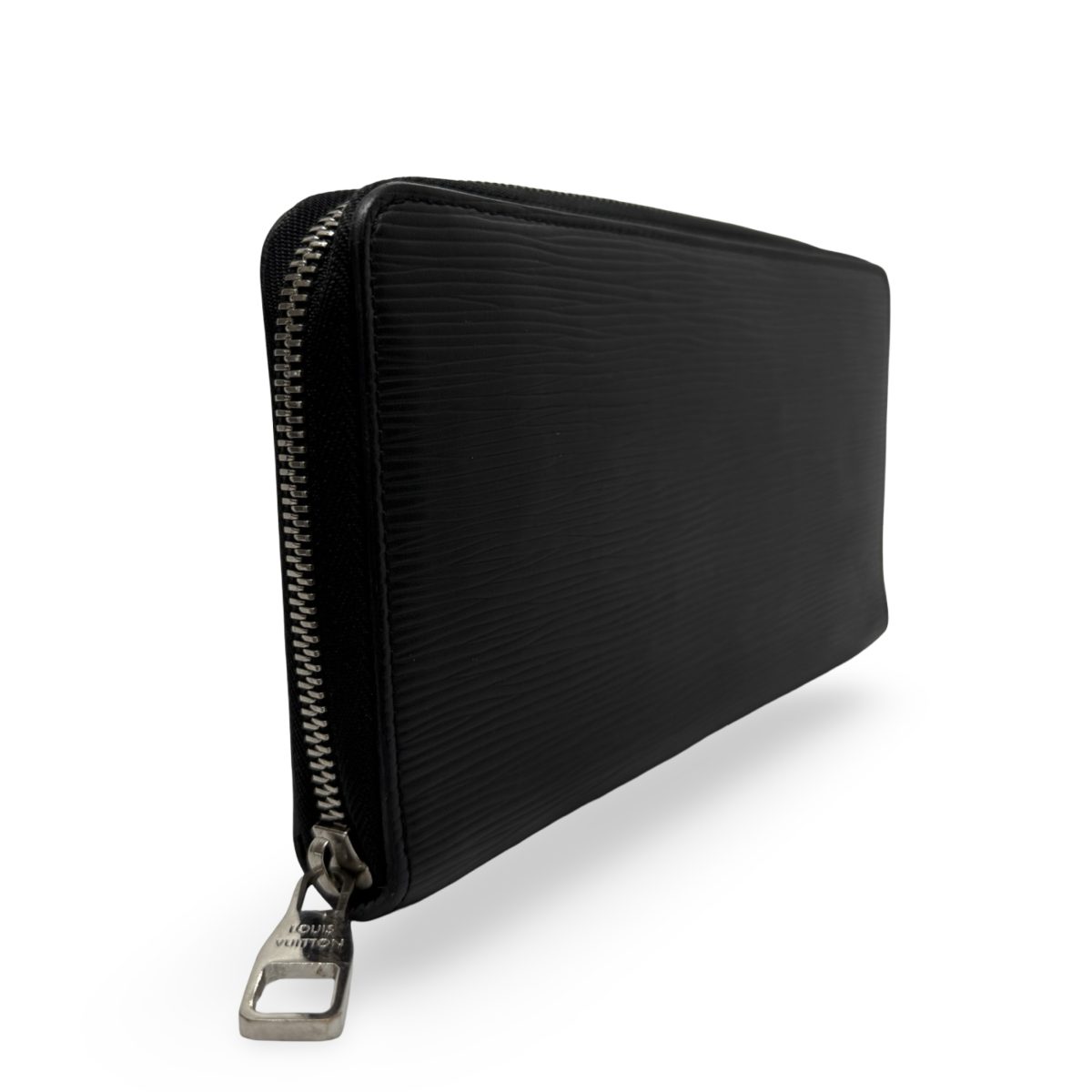 Louis Vuitton Black Epi Leather Zip Around Wallet