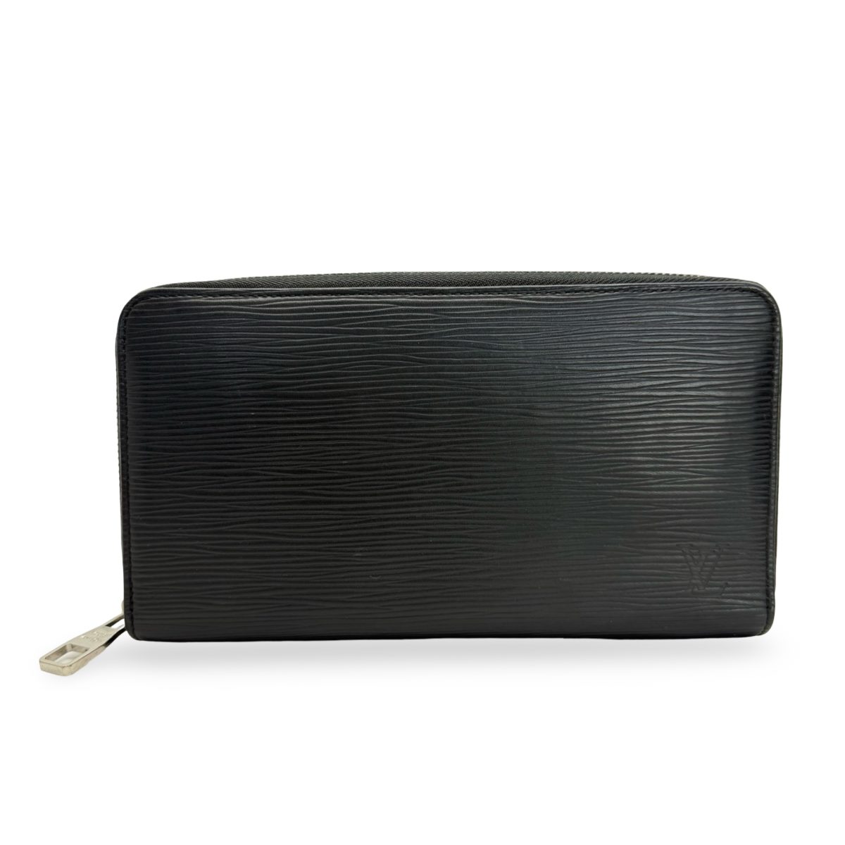 Louis Vuitton Black Epi Leather Zip Around Wallet