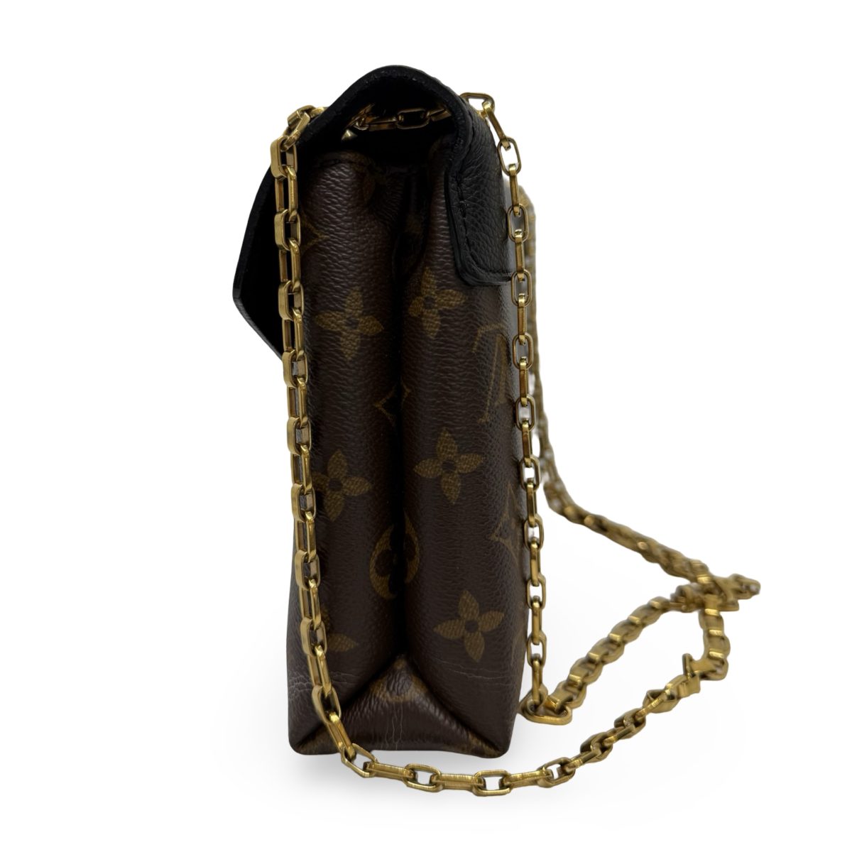 Louis Vuitton Black Monogram Canvas Pallas Chain Bag