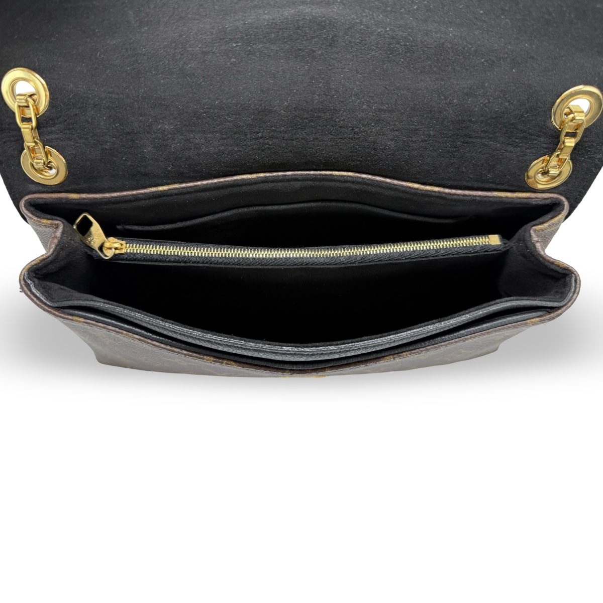 Louis Vuitton Black Monogram Canvas Pallas Chain Bag