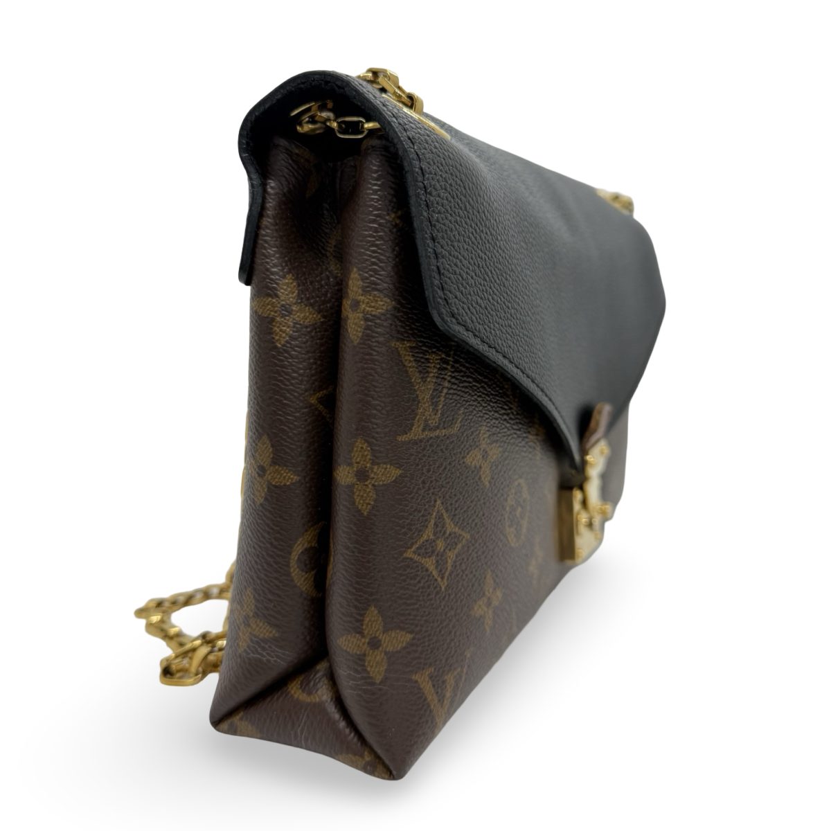 Louis Vuitton Black Monogram Canvas Pallas Chain Bag