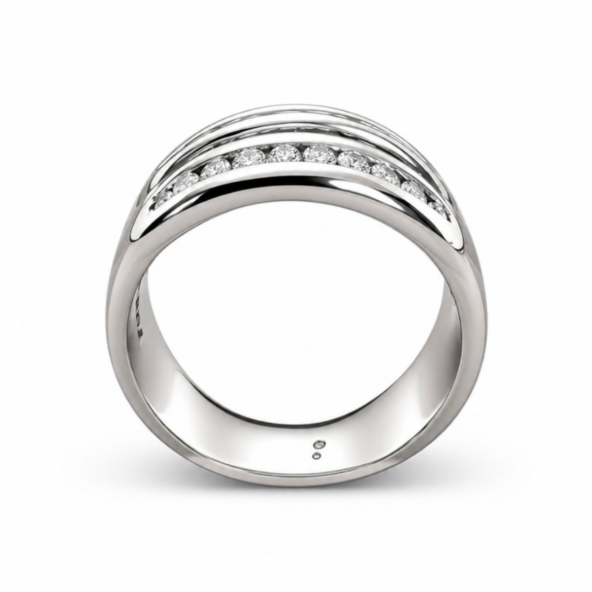 Platinum Natural Origin Diamond Ring, view 2 of 2