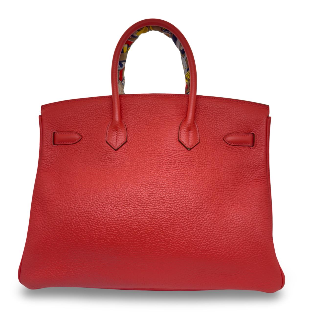 Hermès Birkin 35 Rose Jaipur Clemence with Palladium Hardware
