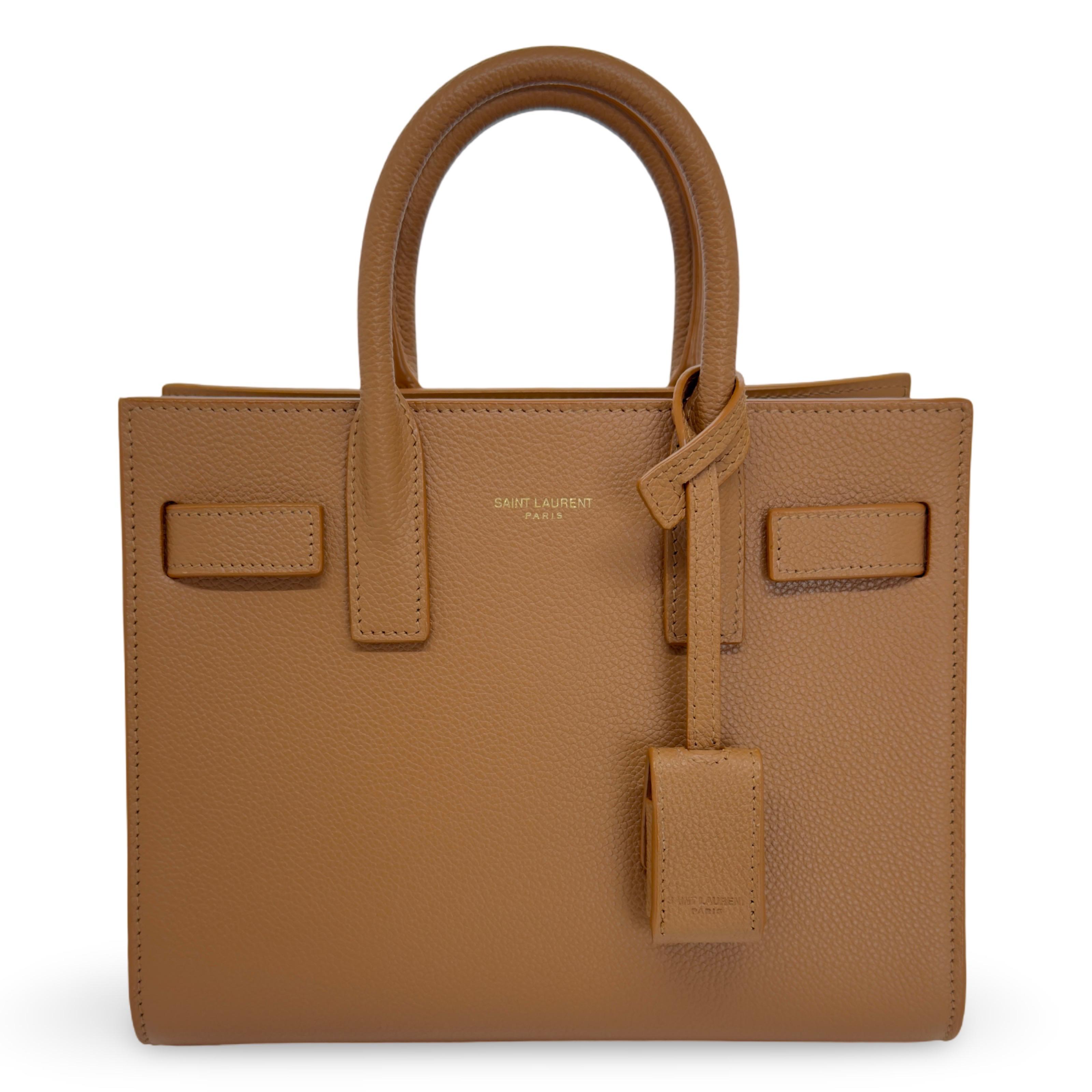 Saint Laurent Nano Sac de Jour in grained leather