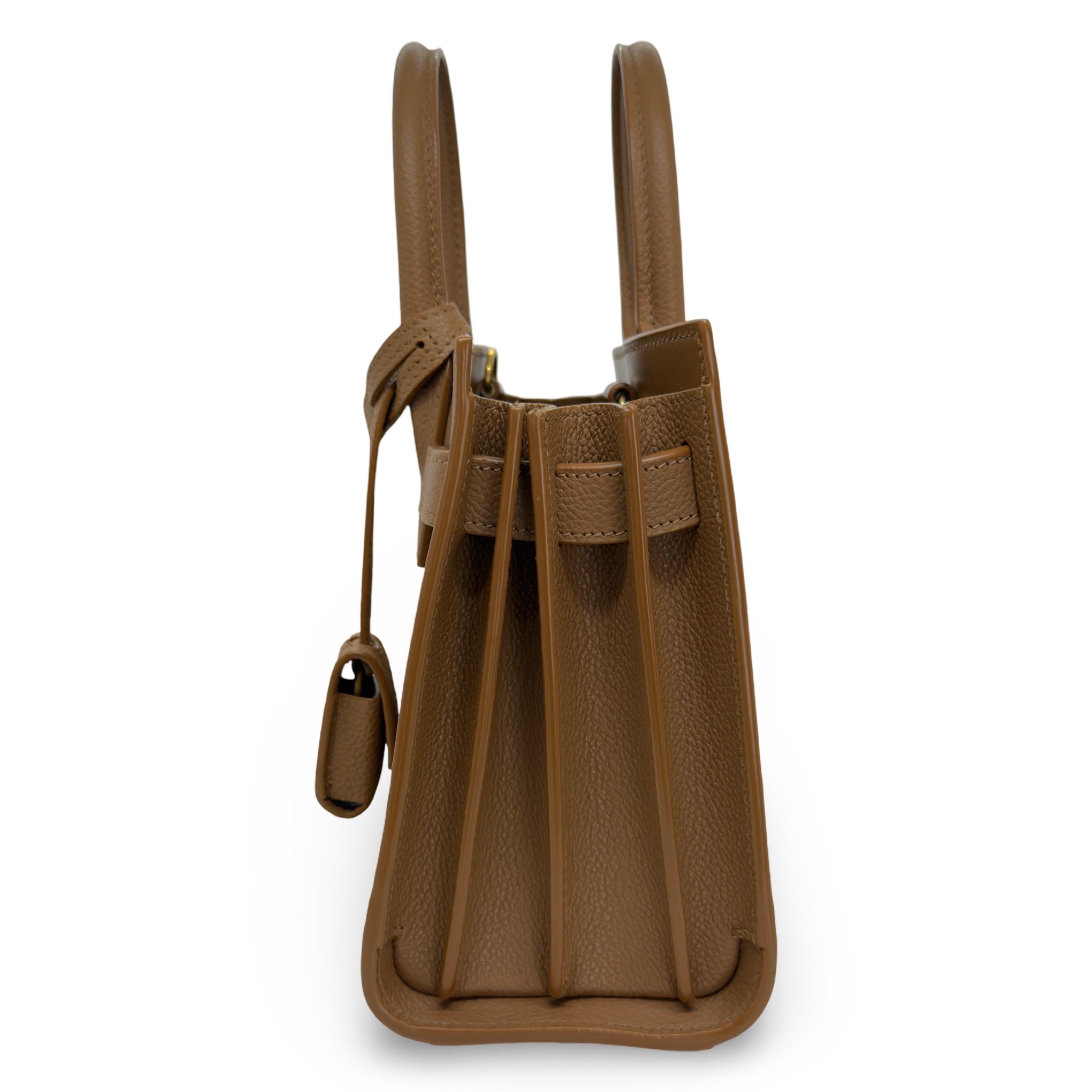 Saint Laurent Nano Sac de Jour in grained leather