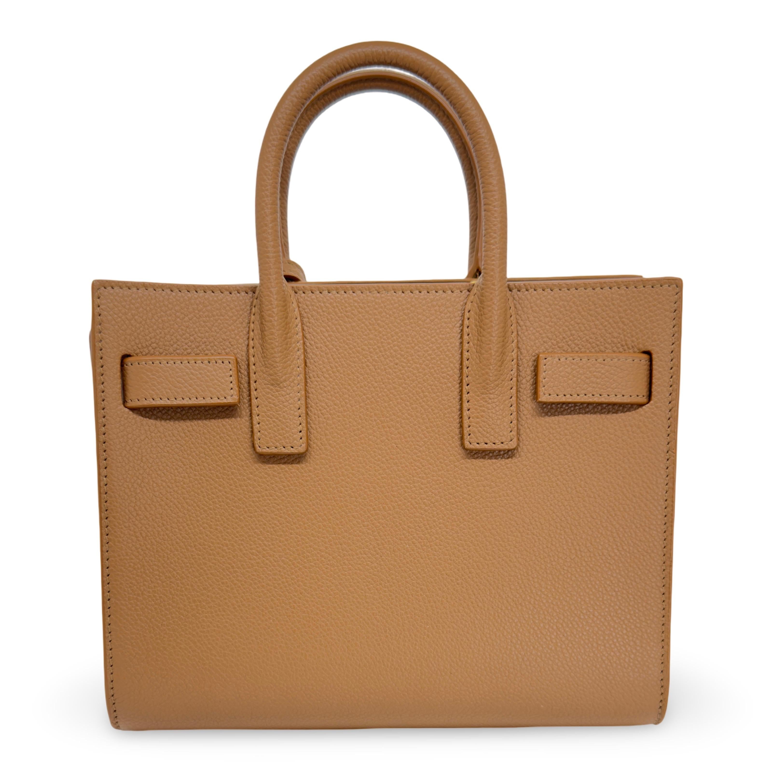 Saint Laurent Nano Sac de Jour in grained leather