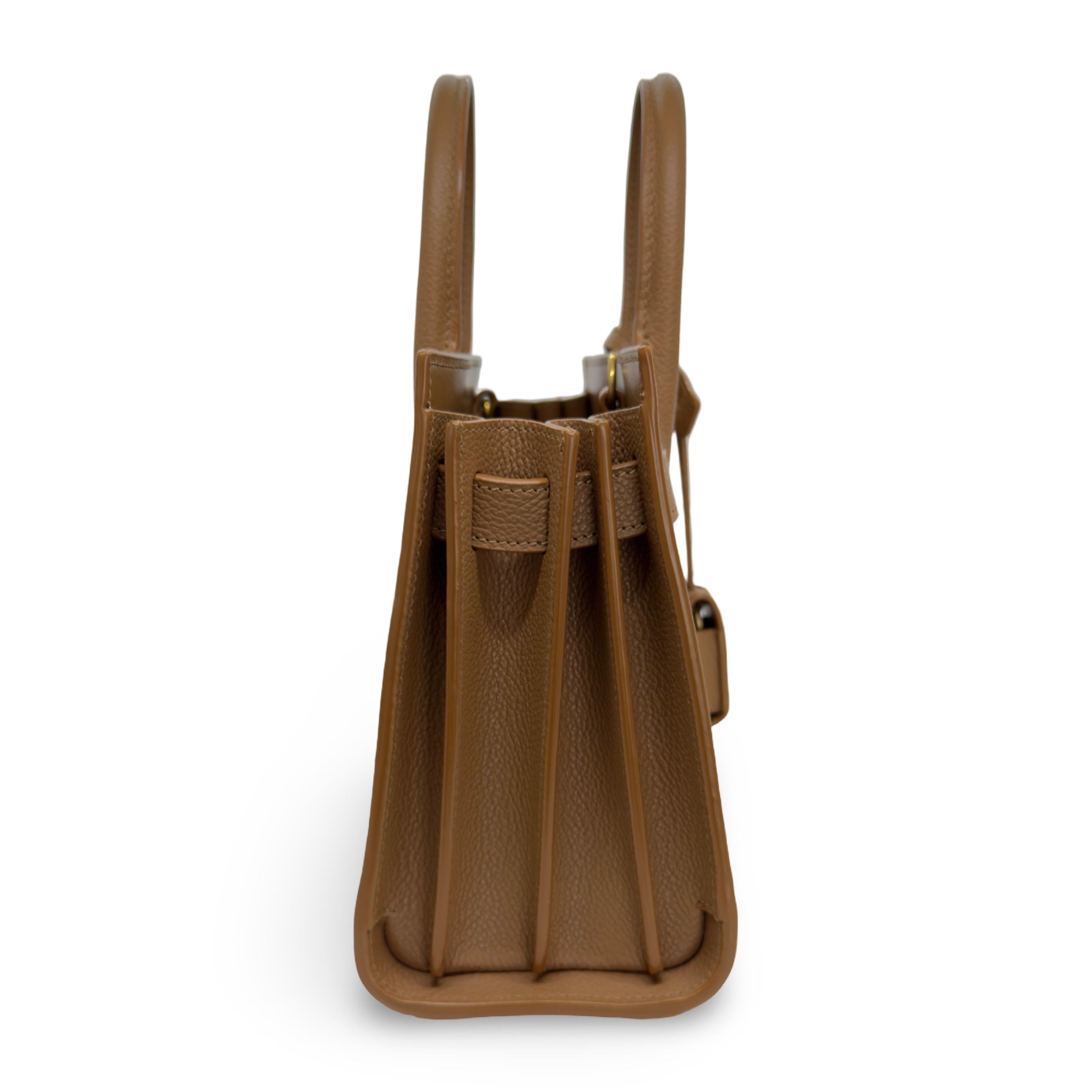 Saint Laurent Nano Sac de Jour in grained leather