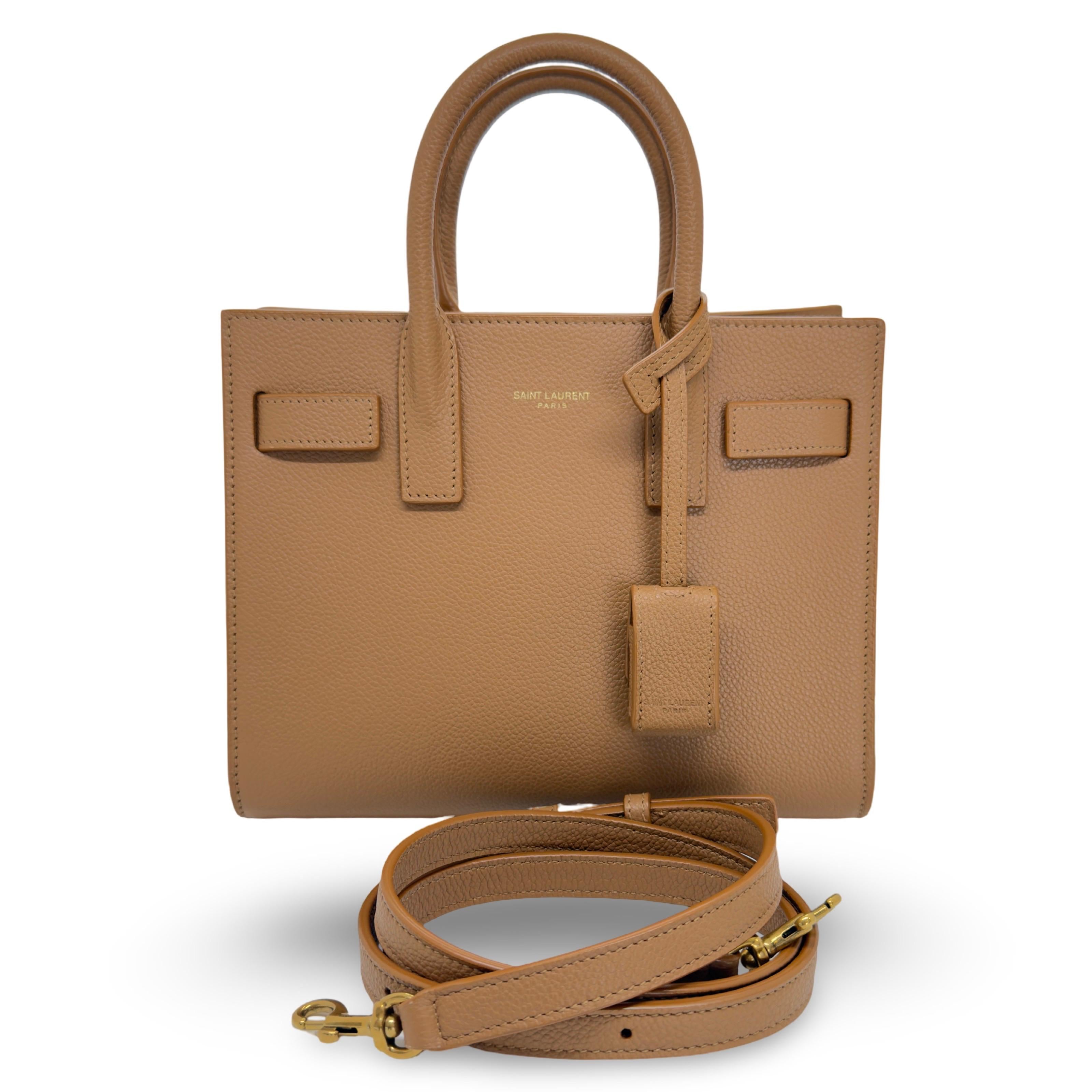 Saint Laurent Nano Sac de Jour in grained leather