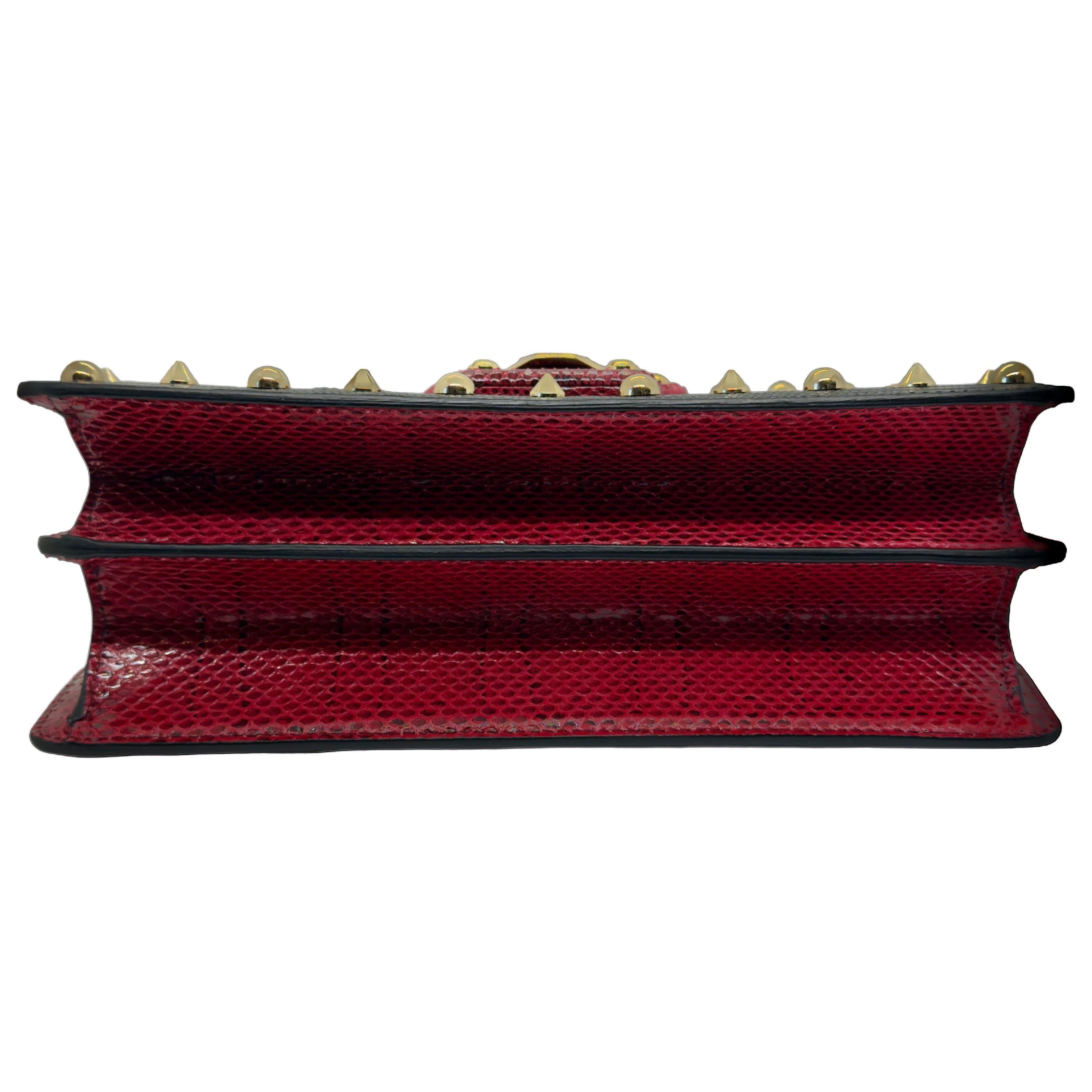 Dolce & Gabbana Multicolor Python Amore Lucia Shoulder Bag