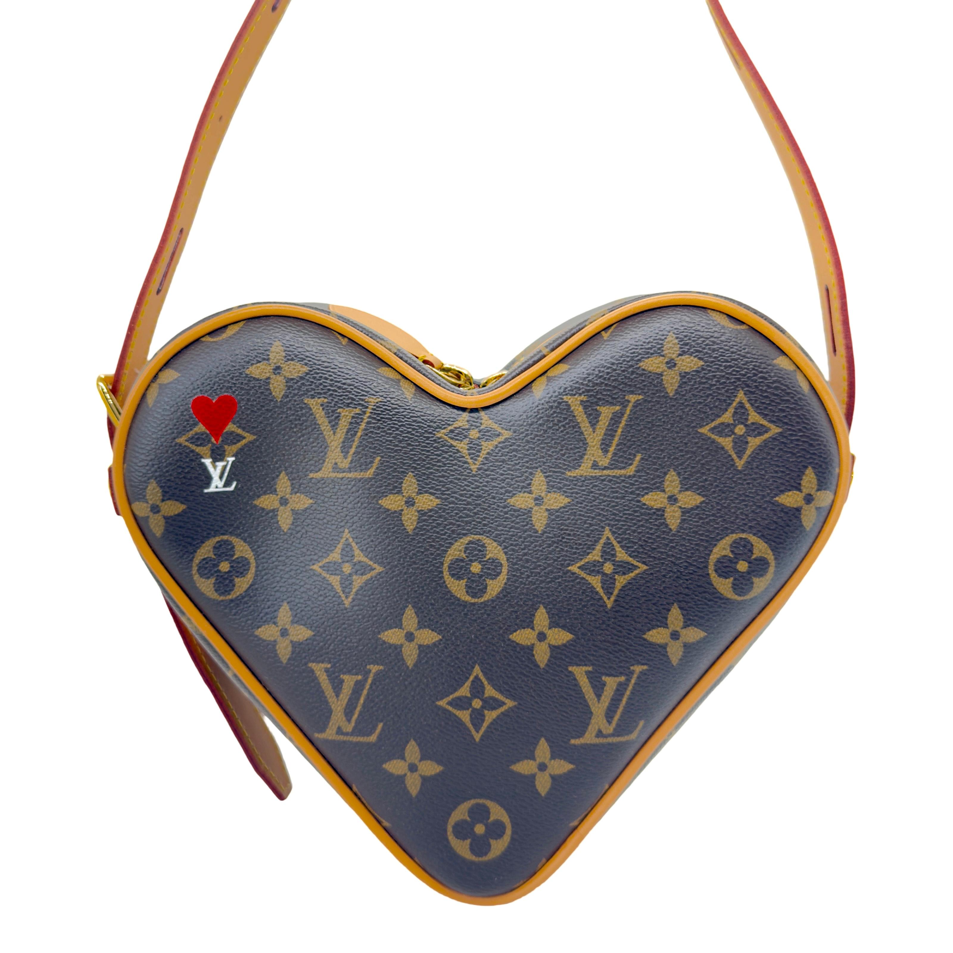 Limited Edition Louis Vuitton Monogram Game On Coeur heart bag